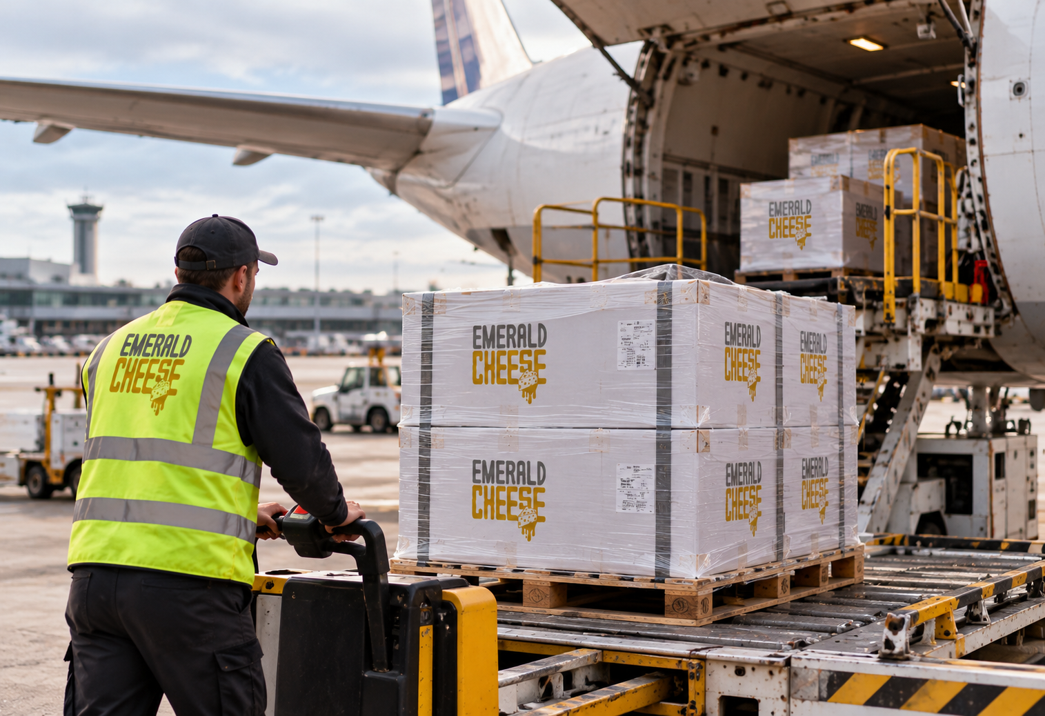 Emerald Cheese Airside Loading Operation