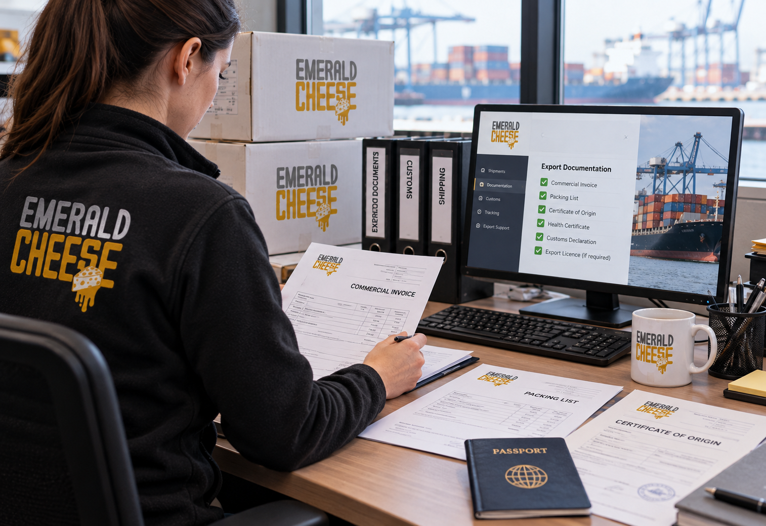 Emerald Cheese Export Desk